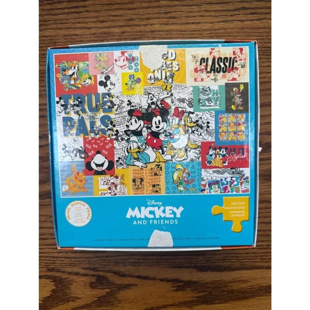 Disney Mickey and Friends Puzzle - Red, Yellow, Blue, Black, White